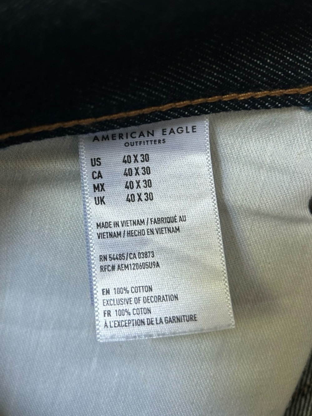 American Eagle Jeans (40" x 30") - Picture 3 of 12